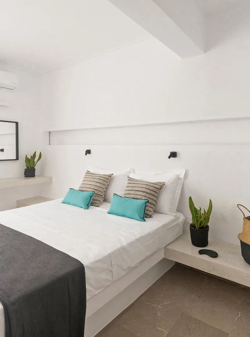 Armi Σουίτα στις Seamento Suites Τήνος — premium κυκλαδίτικος σχεδιασμός